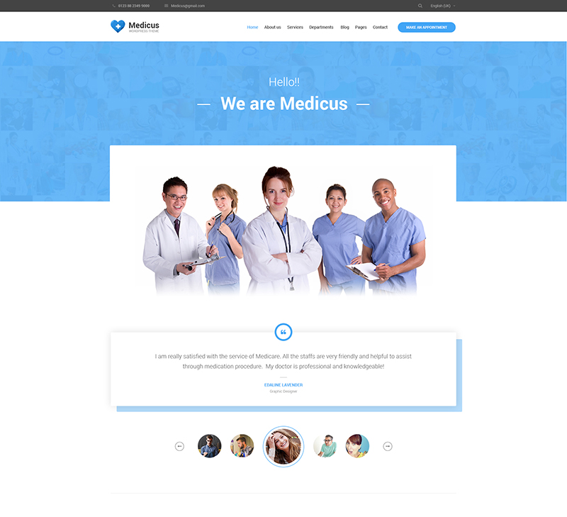 medical wordpress theme