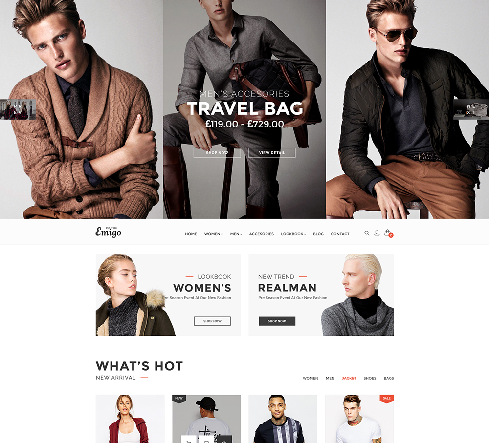 fashion woocommerce wordpress theme