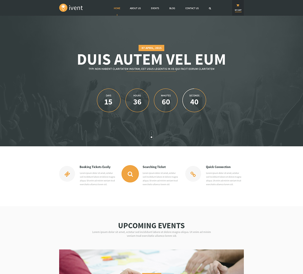 event wordpress theme