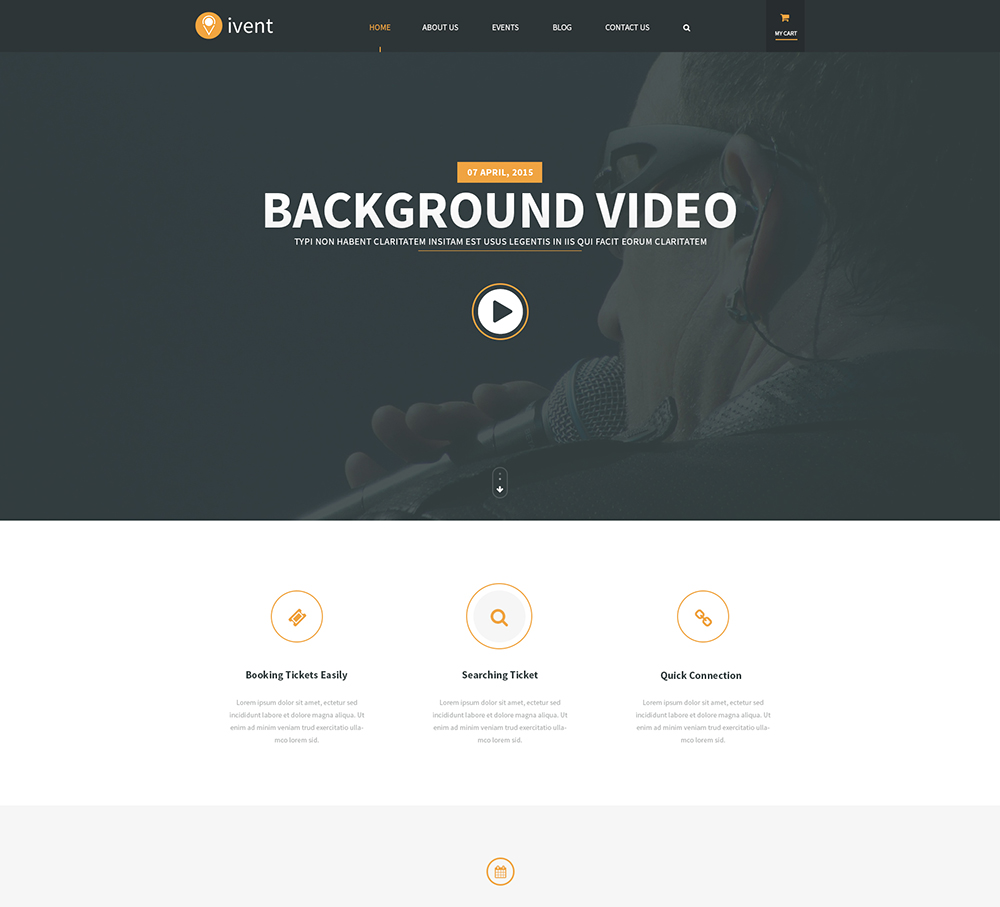 event wordpress theme